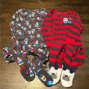 Set of Two, Cozy Kids One Piece Pajamas